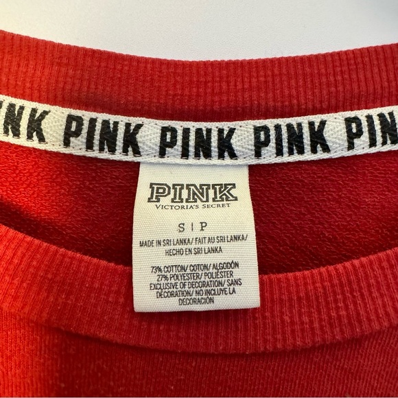 Victoria’s Secret Love Pink oversized academia pullover shirt size small - Picture 4 of 4